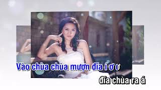 KARAOKE Vào chùa # ST Dân ca quan họ Bắc Ninh # NHẠC SỐNG KTV