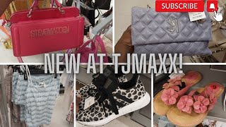 NEW AT TJMAXX ! TJMAXX SHOP WITH ME SUMMER  DESIGNER HAND BAGS! AFFORDABLE HAND BAGS +SHOES