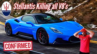 Stellantis is Officially Killing off all V8's - First Dodge now Maserati!