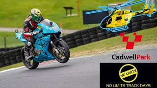 NO LIMITS TRACKDAY CADWELL PARK NO.6 VLOG  |NOVICE | Air Ambulance | COVID19 | Noise testing |