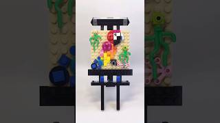 Lego Painting a Colorful Parrot #shorts