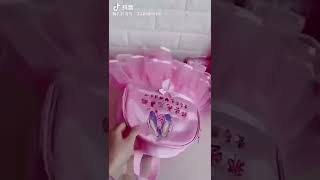 New children's dance bag girls ballet bag fashion practice backpack dance school bag dance backpack