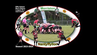 Morriston RFC v Nantyffyllon RFC WRU Admiral Men's National Leagues Div.1 West Central 2023-2024