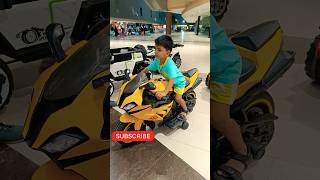 Hiyan 😃🏍️ Pretend to Ride on Power Wheels Sportbike #shorts | Funtime with Hiyan | Hiyan & Mommy