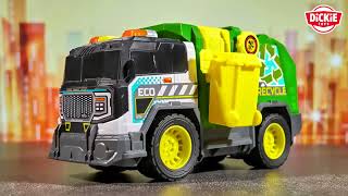 Masina de gunoi Dickie Toys Recycle Truck 30 cm cu lumini si sunete