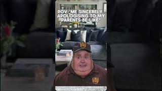 POV: Me sincerely apologising to my parents #funny #funnymemes #fart