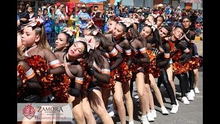 Desfile del 20 de noviembre 2019 en  Zamora Mich. porristas y bailarinas