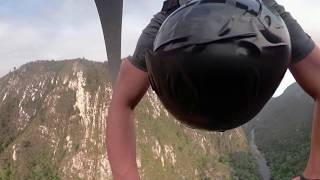 Jump from the Highest Bungy Bridge Jump in the world - 360° VR 4K