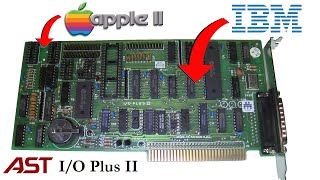 An IBM PC card for ex-Apple II owners 🍎 AST I/O Plus II