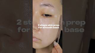 2 steps skin prep routine for smooth base ✨ #skinprepformakeup #skinpreptips #skinpreproutine