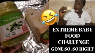 HOW YOU LIKE THEM PEAS? l EXTREME BABY FOOD CHALLENGE