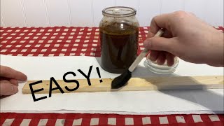 Steel Wool Vinegar for Wood Stain! How to!