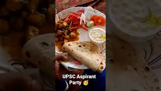 What i eat in a Party? #newyear2023 #upscaspirants #ias #ips #shorts