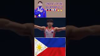 Paris Olympics 2024 Gymnastic Double Gold Medalist Carlos Yulo #carlosyulo #parisolympics2024