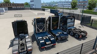 CONVOY GAMEPLAY IN ETS 2 WITH KENYANS / KENYANS IN EUROTRUCK SIMULATOR 2