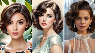 Short Wavy Bob Hairstyles The Ultimate Guide Vintage Bob Messy Wavy Bob Bob With Voluminous Curls