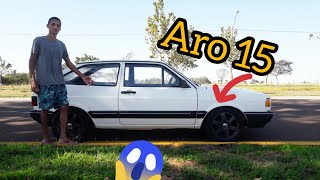 GOL 1.6 REBAIXADO NA FIXA. rodas aro 15.