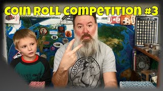 Coin Roll Competition Rays World vs Owen $25 Box of Bank Rolled Pennies