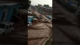 CATASTROPHE NATURELLE: INONDATION PENDANT LA PLUIE A BUKAVU (RDC).