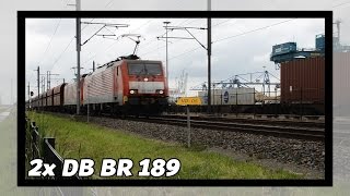 DB Cargo BR 189 pulls heavy ore train!