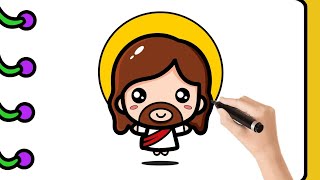 Como Dibujar a JESUS Paso Paso Fácil - How to Draw JESUS | Mapi Art Sketch