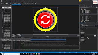 Tutorial 04: HMI button control in WPF(Visual C#)