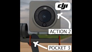 #SHORTS DJI Pocket3 con DJI Action 2 Quick Release!