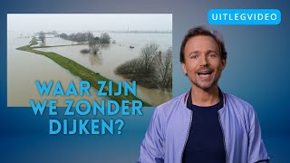 Hoe zou Nederland eruit zien zonder dijken?