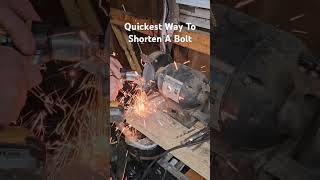 How To Shorten A Bolt Quick Tip @mistermacgray