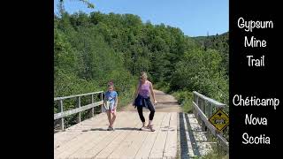 Steps on a Wooden Bridge 16 with Sabra MacGillivray - Gypsum Mine Trail, Chéticamp, Cape Breton