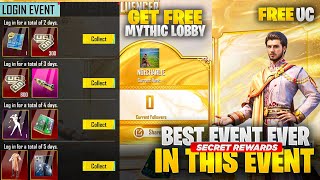 OMG 😱 Secret Rewards | Get Free Uc And Mythic Lobby | Get Free Permanent Outfit | Pubgm