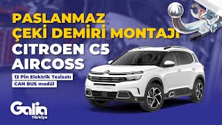 Citroen C5 AirCross FABRİKASYON Sökülebilir Çeki Demiri Montajı