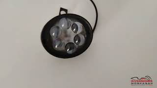 FARO AUXILIARES 6 LED TIPO LUPA UNIVERSALES PARA MOTOS Y CARROS 12V