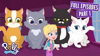 Polly Pocket: Polly Helps Bella with Foster Kittens! | Season 4 - Episode 17 | Part 1