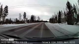 70mai A800 dashcam test 3 (2160p, 30fps, bit rate ~50mbit/s custom firmware)