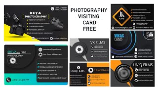 Photography business card design ! Photography visit card template