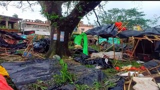 Amphan Cyclone Video,INDIA,West Bengal,kolkata,Bagjola Sabji Market,Tufan Video,Ghurni Jar Part 3