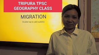 TPSC Geography Migration In India Class 2 I School Of Learning Agartala #migrationindia