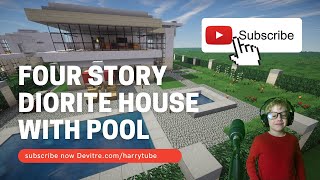 Four Story Diorite House with Pool