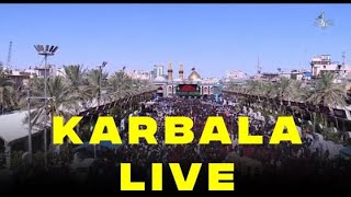 🔴 Live From Karbala 10 muharram karbala me manzar kashi | Karbala Roza Imam Hussain | Ashura 2024