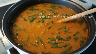 Simple and easy Lentil Recipe with Coconut milk | Zuppa di lenticchie Cremosa