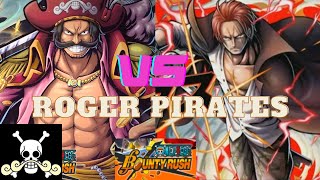 LV100 vs LV100:KING ROGER VS RED HAIRED SHANKS|6* GAMEPLAY in SS|TOP 10 ATTACKER SERIES|OPBR|EP45