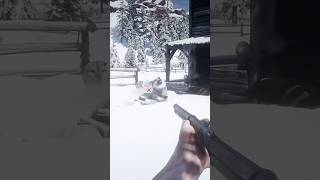 1人VS 3頭狼1 person VS 3 wolves #gamehighlights #游戏精彩时刻 #reddeadredemption #荒野大镖客2