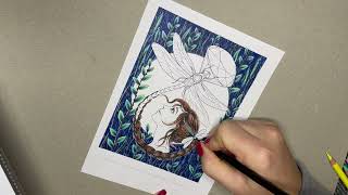 Lenka Filonenko - Spirit Animals Wisdom (Dragonfly) / SPEEDCOLORING