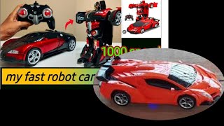 robot  car 🚗 speed test