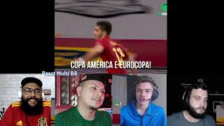 React Multi - LOUCURA! BRASIL VIRA NO FIM e CR7 SALVA PORTUGAL ( FutParódias )