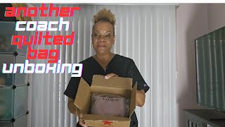 Another Coach Quilted Bag Unboxing 🤗