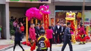 Lion Dance Performance at Holiday Inn Express - Hong Kong