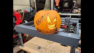 Laser Carve a pumpkin with an XTOOL D1 10W diode laser