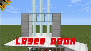 How to build a laser door in Minecraft